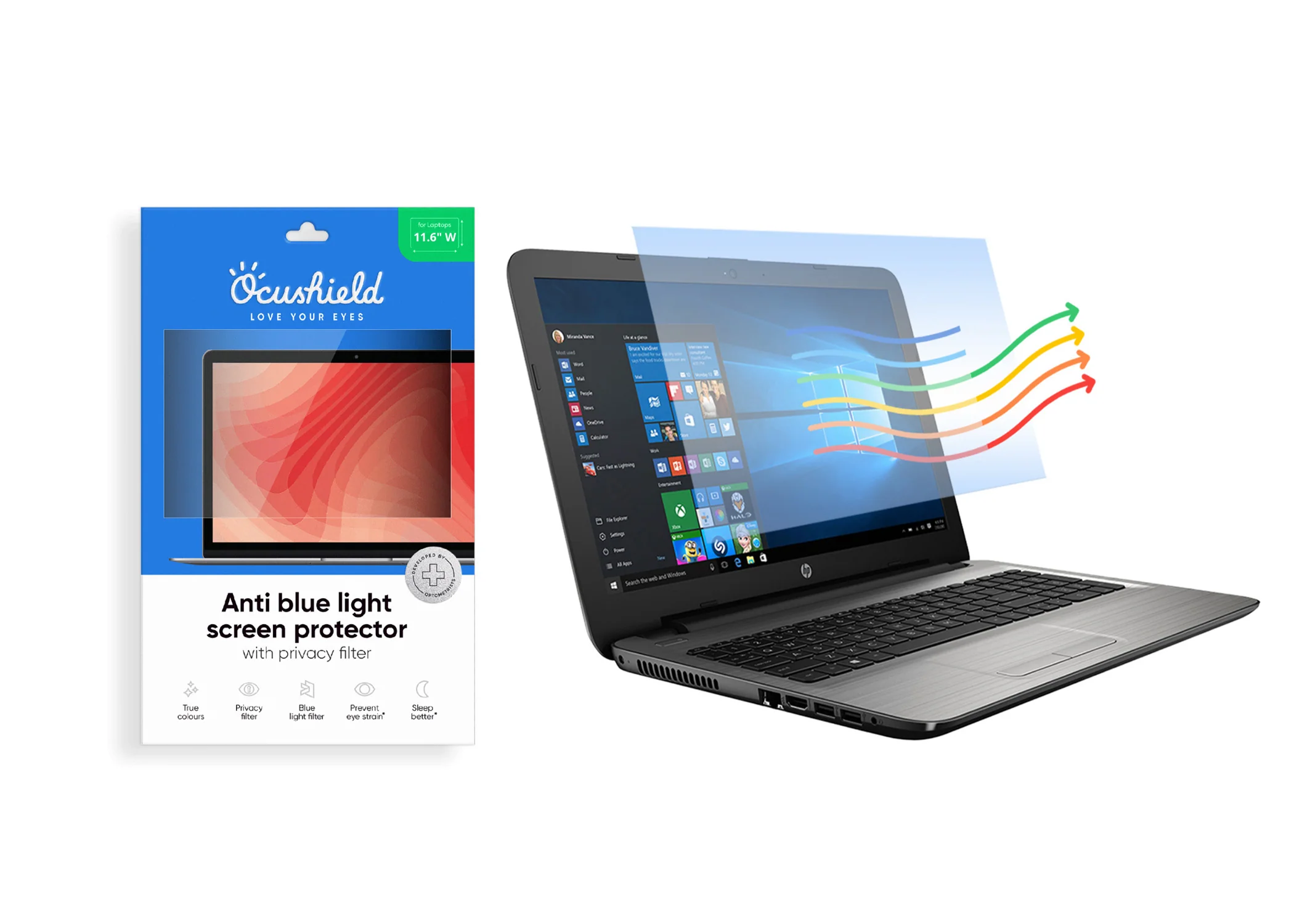 Anti blue light screen protector for laptops, monitors and PCs - Image 10