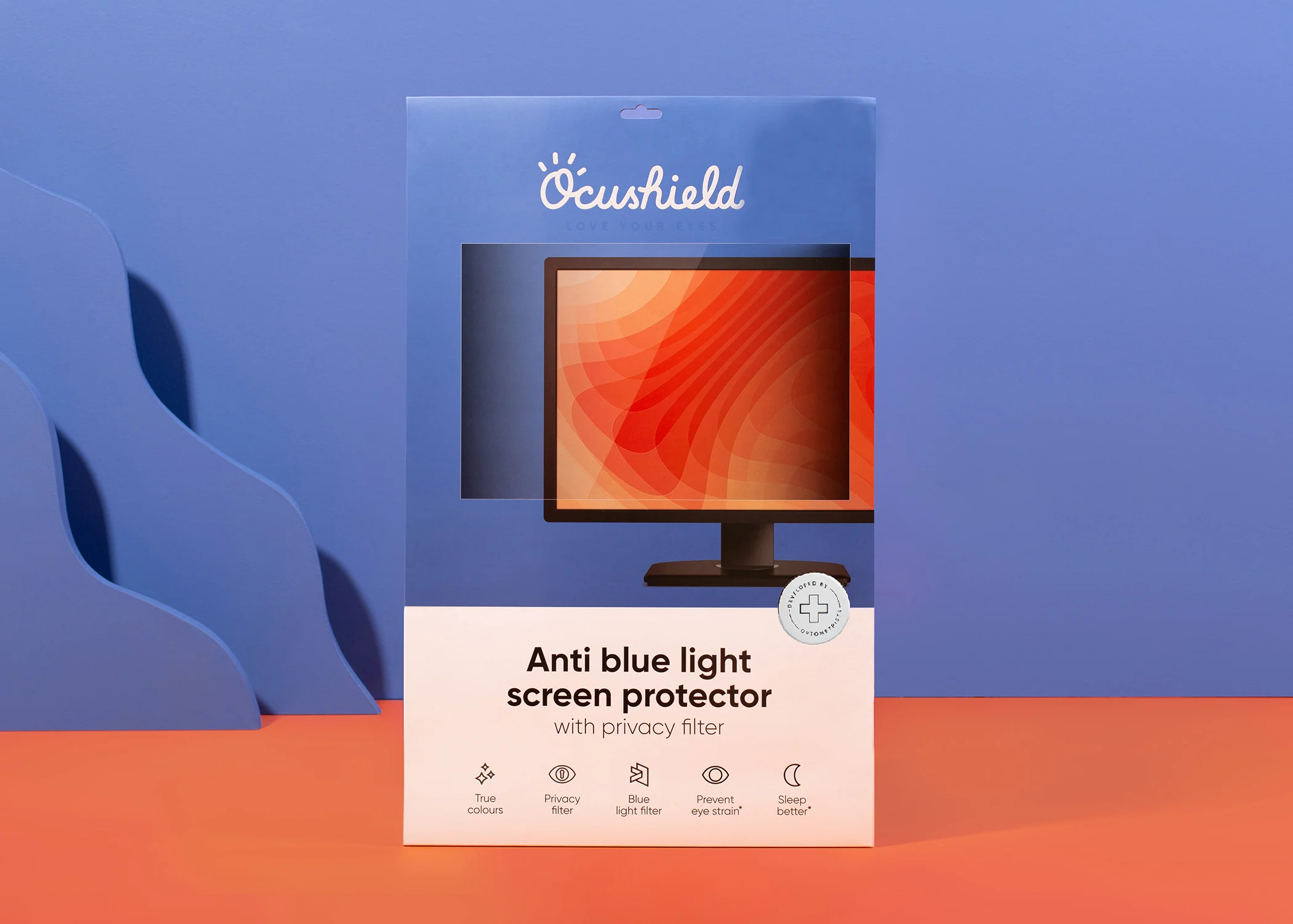 Anti blue light screen protector for laptops, monitors and PCs - Image 3