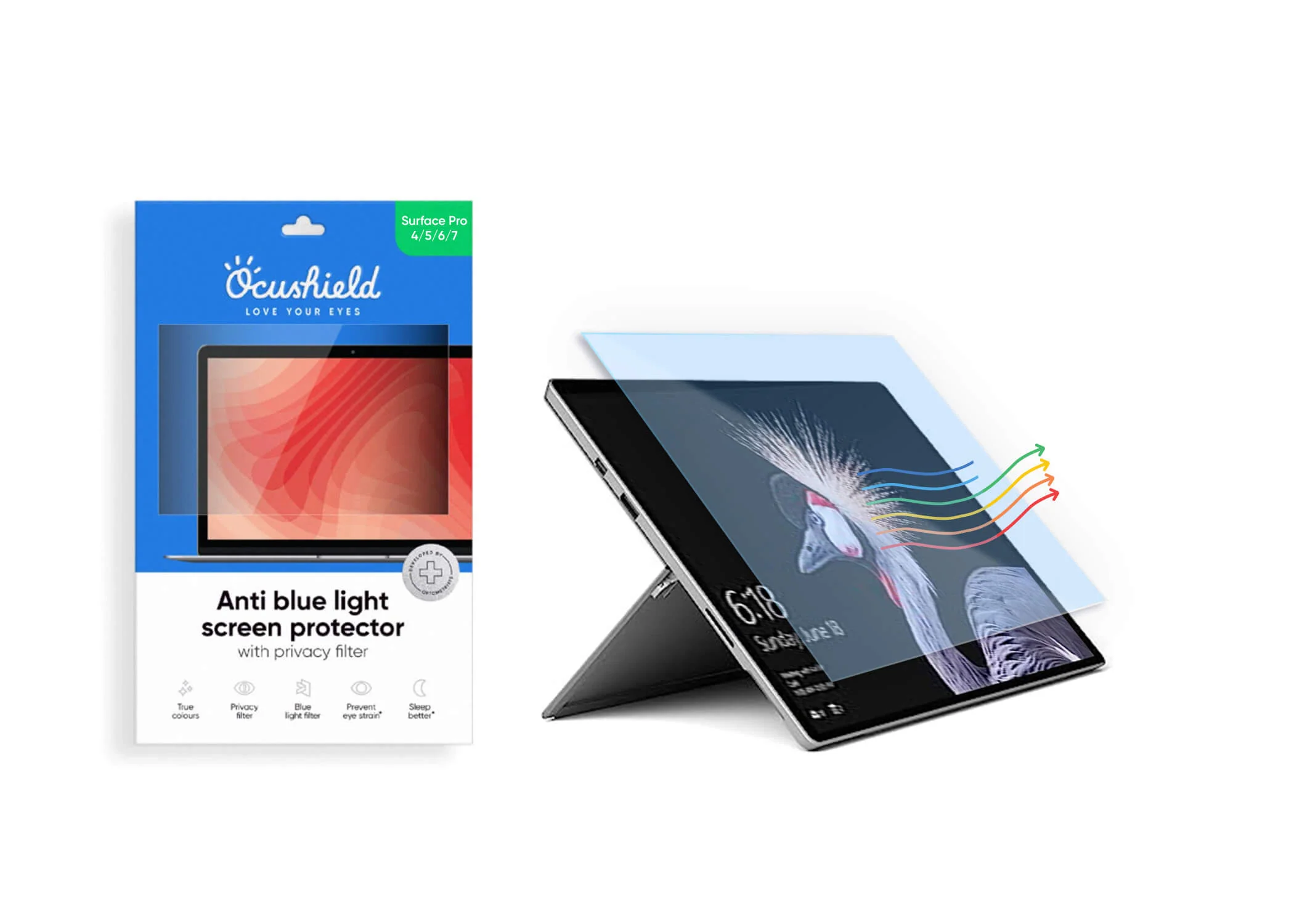 Anti blue light screen protector for laptops, monitors and PCs - Image 39