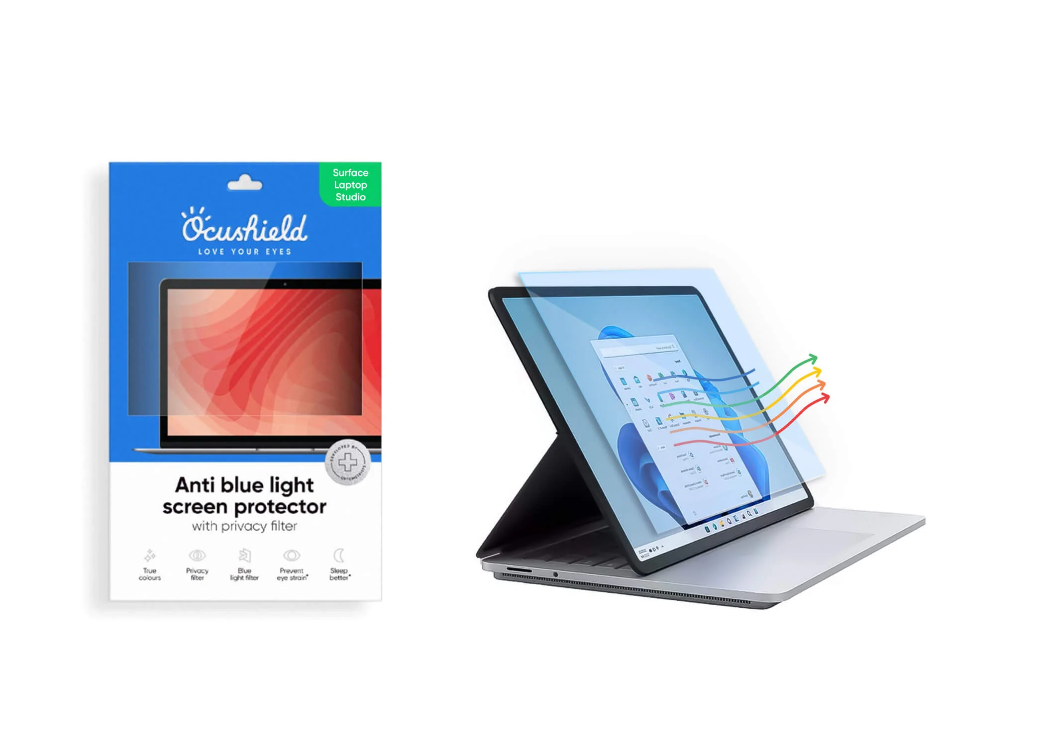 Anti blue light screen protector for laptops, monitors and PCs - Image 44