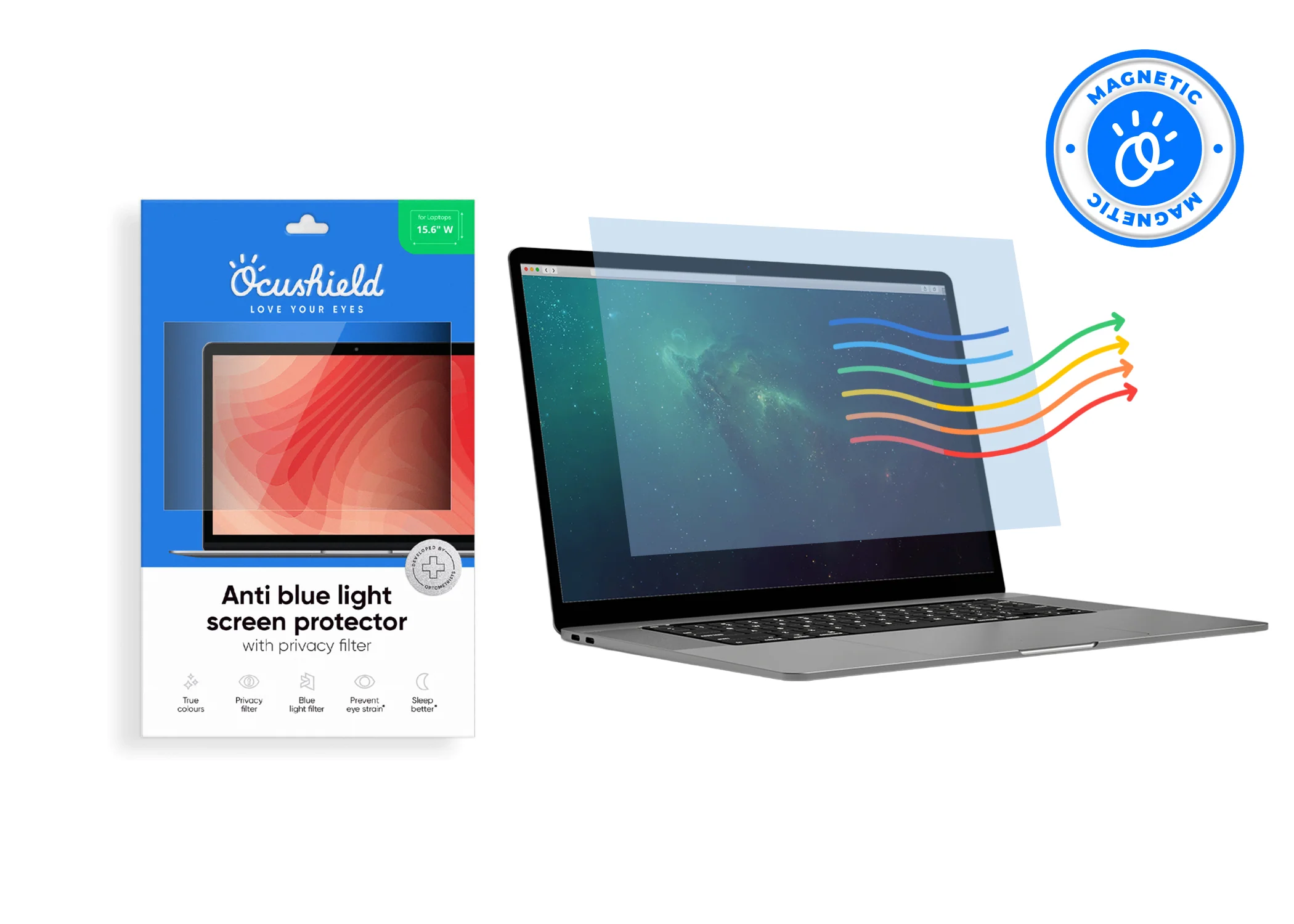Anti blue light screen protector for laptops, monitors and PCs - Image 57