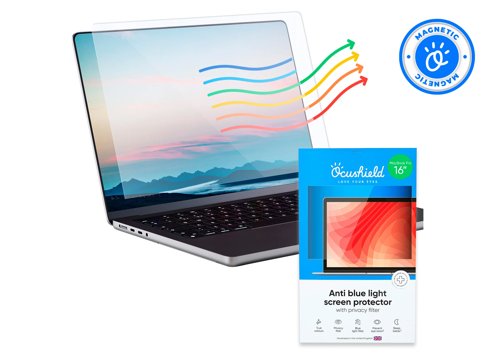 Anti blue light privacy filter for MacBook Air & Pro - Image 15