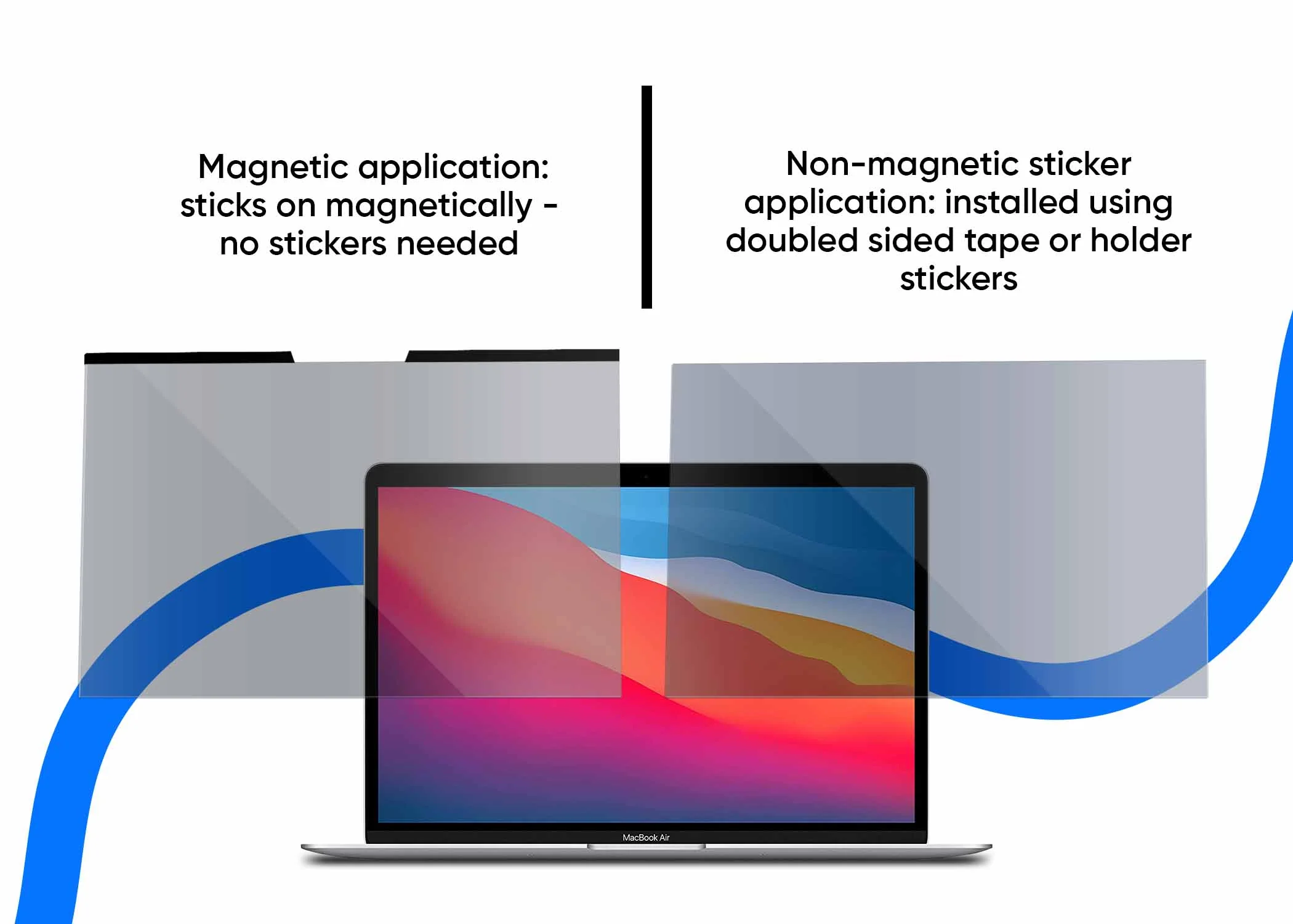 Anti blue light privacy filter for MacBook Air & Pro - Image 4