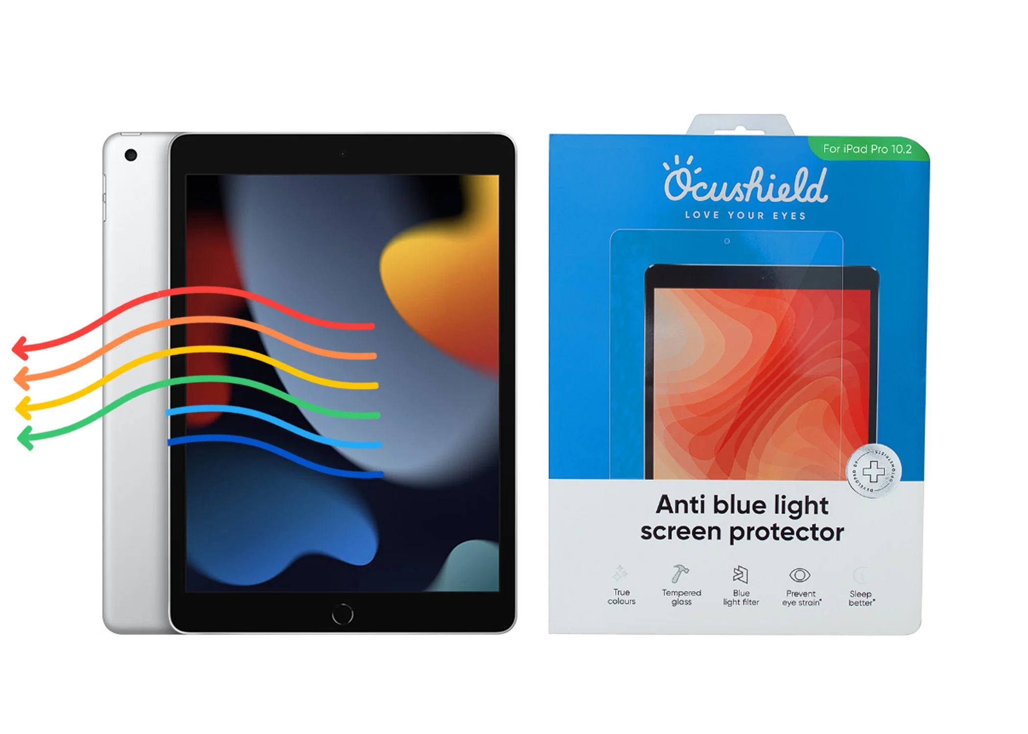 Anti blue light screen protector for iPad - Image 11