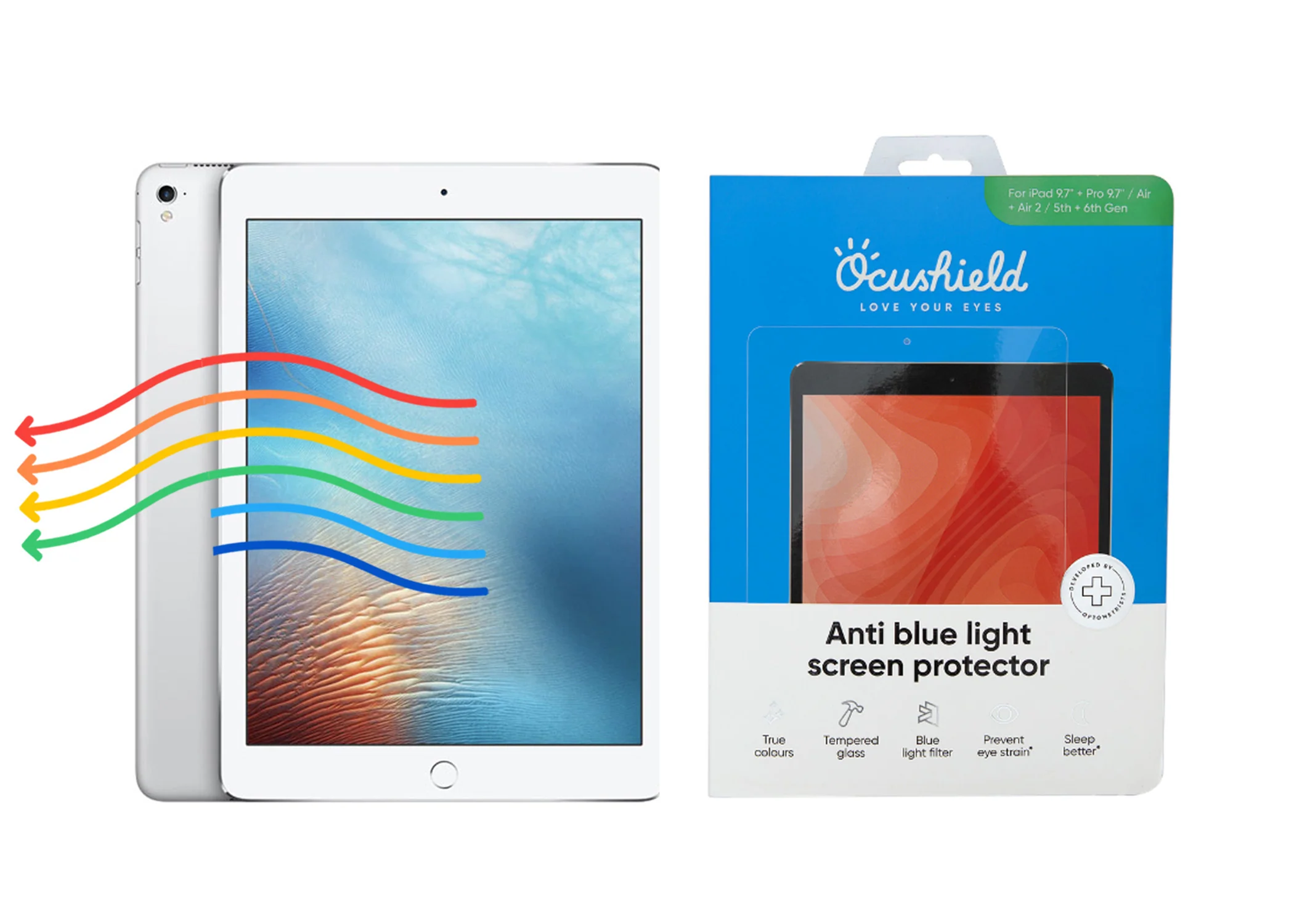 Anti blue light screen protector for iPad - Image 12