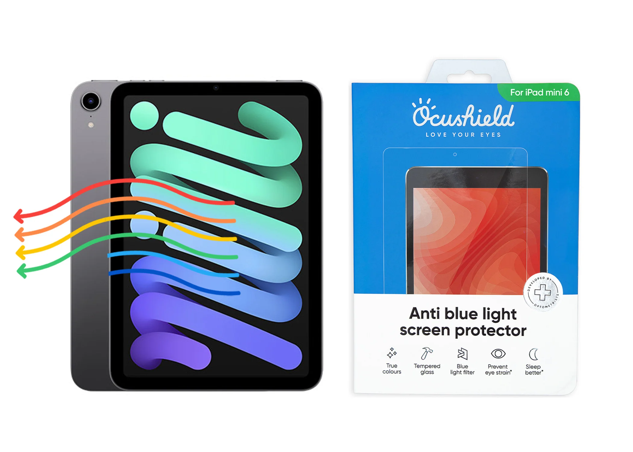 Anti blue light screen protector for iPad - Image 13