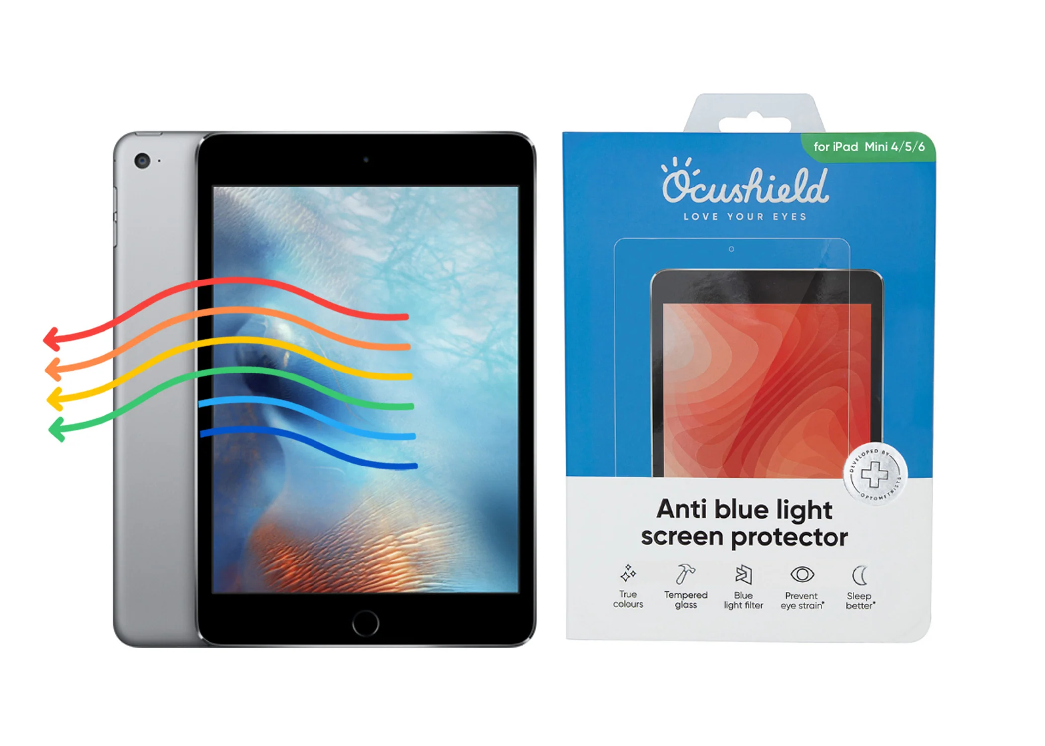 Anti blue light screen protector for iPad - Image 14