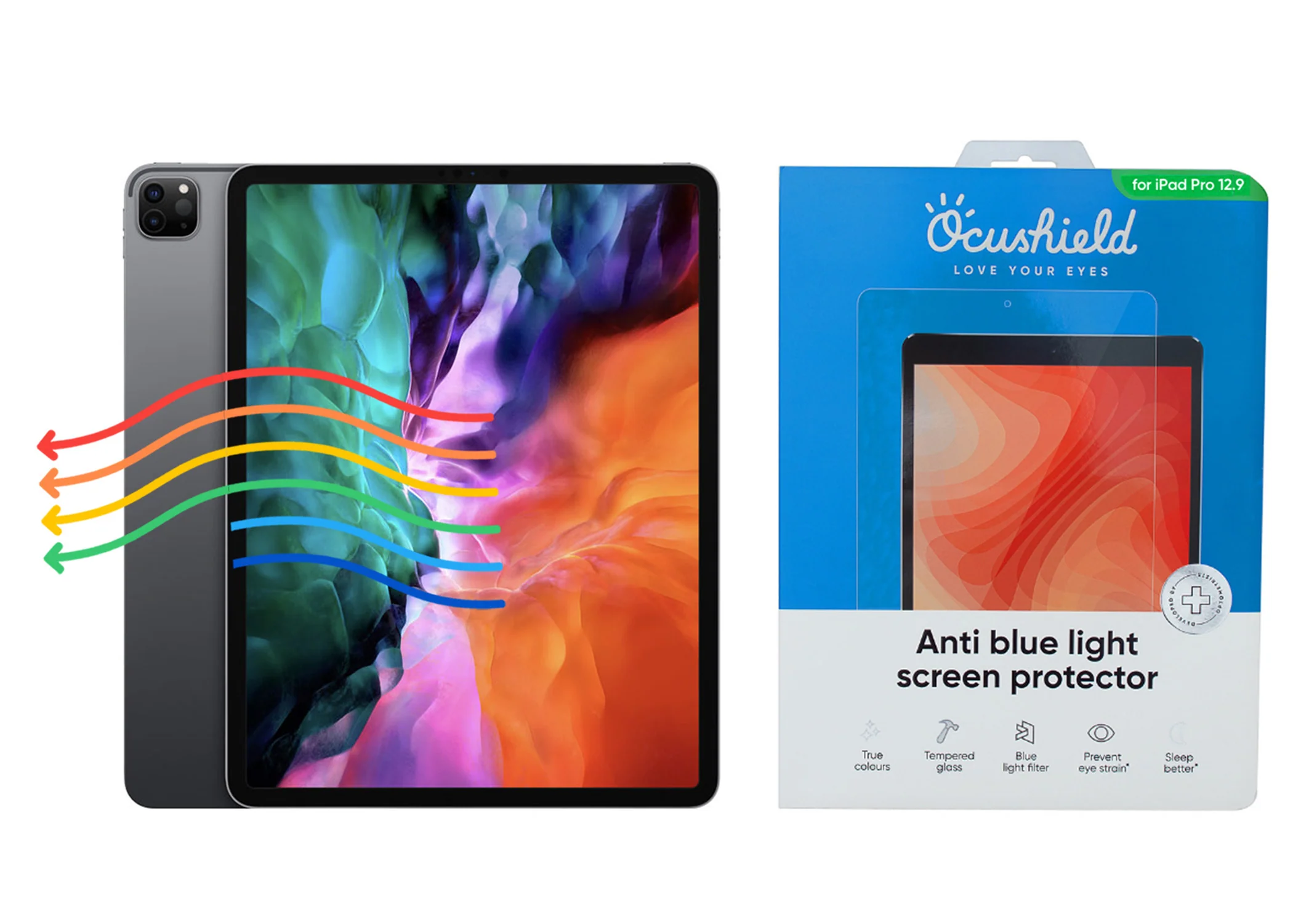 Anti blue light screen protector for iPad - Image 17