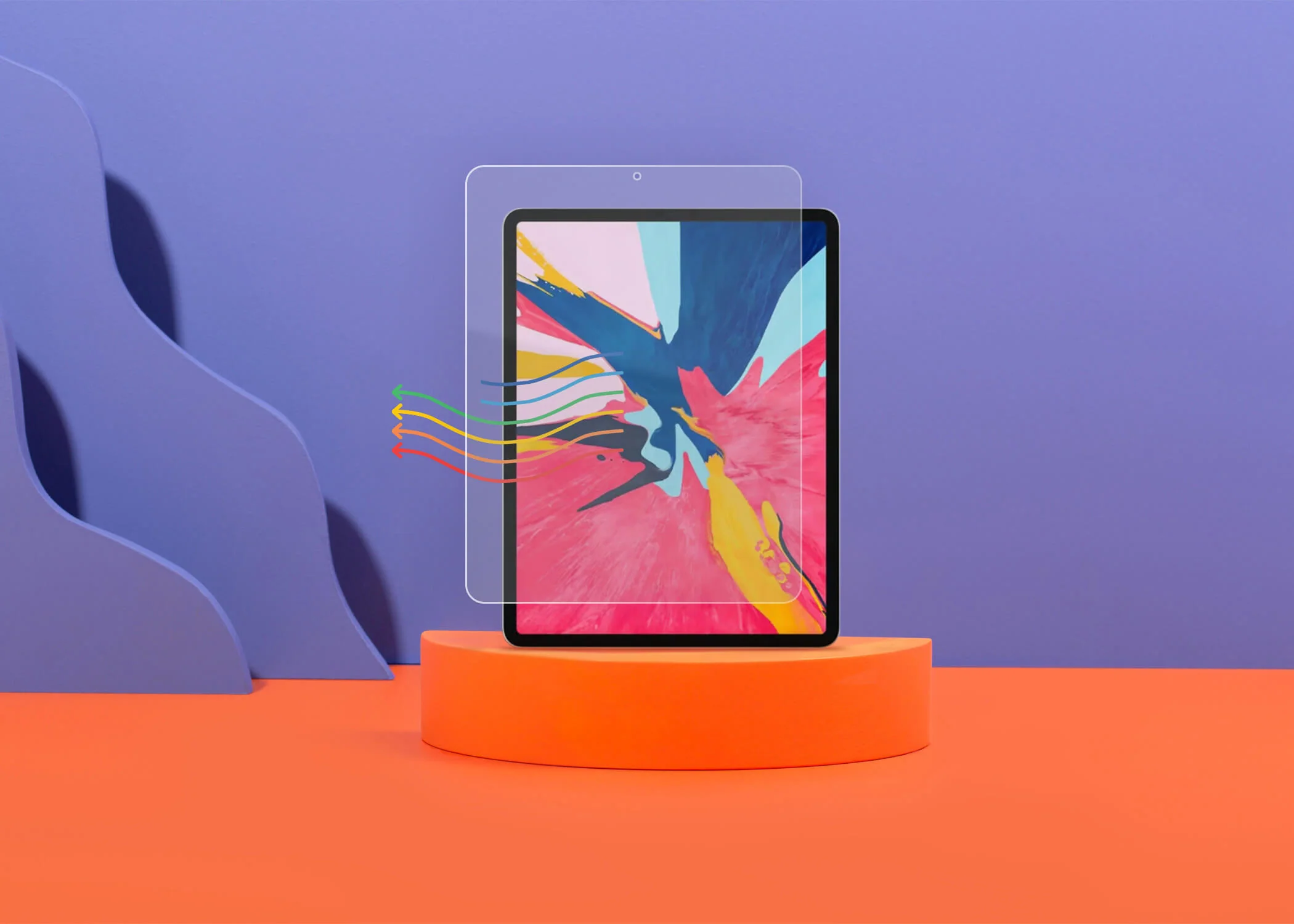Anti blue light screen protector for iPad - Image 28