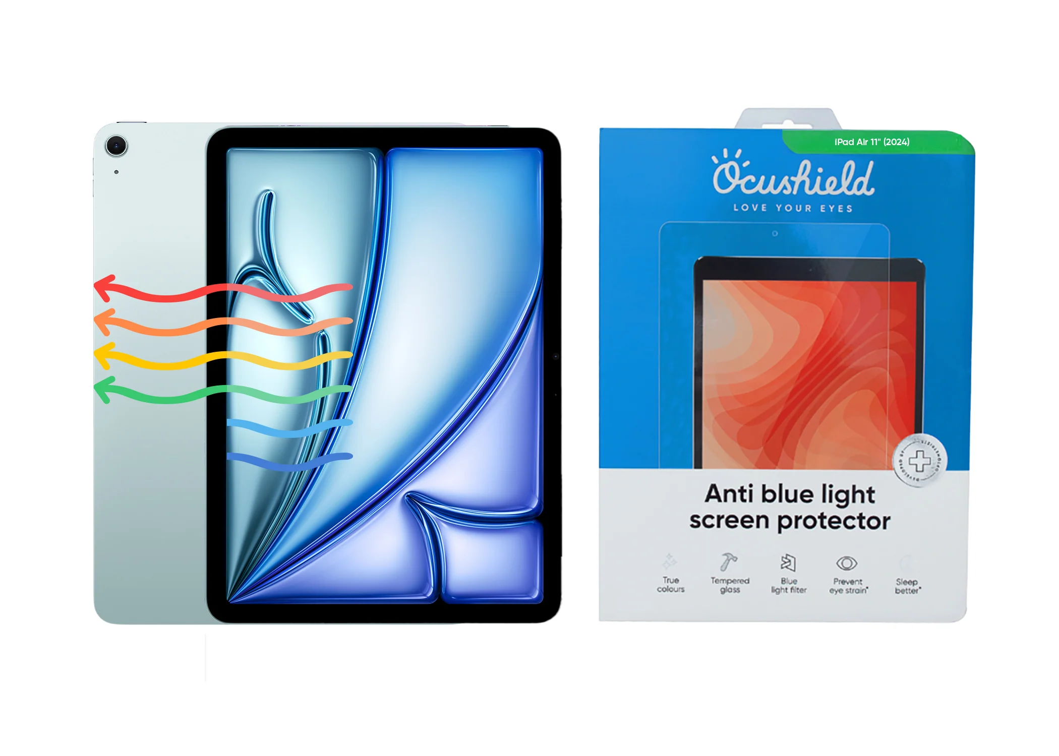 Anti blue light screen protector for iPad - Image 29