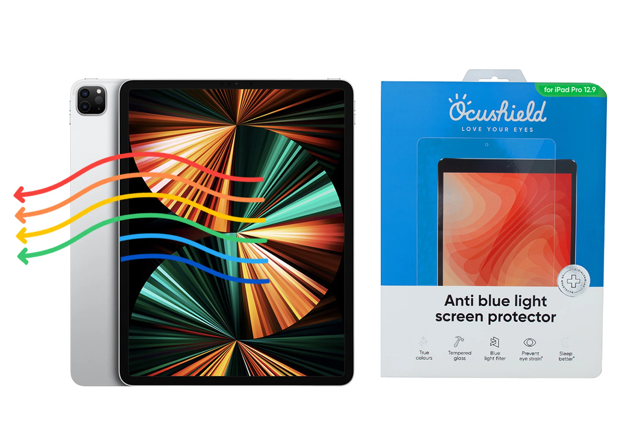 Anti blue light screen protector for iPad - Image 7