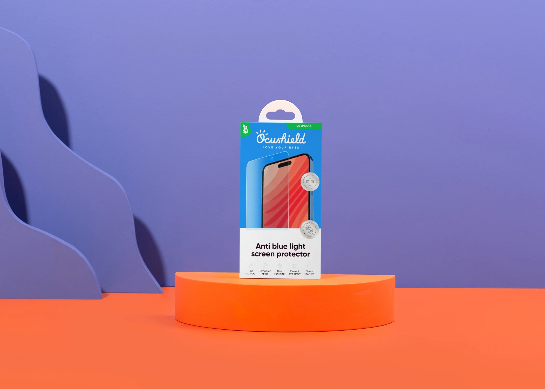 Anti blue light screen protector for iPhone - Image 4