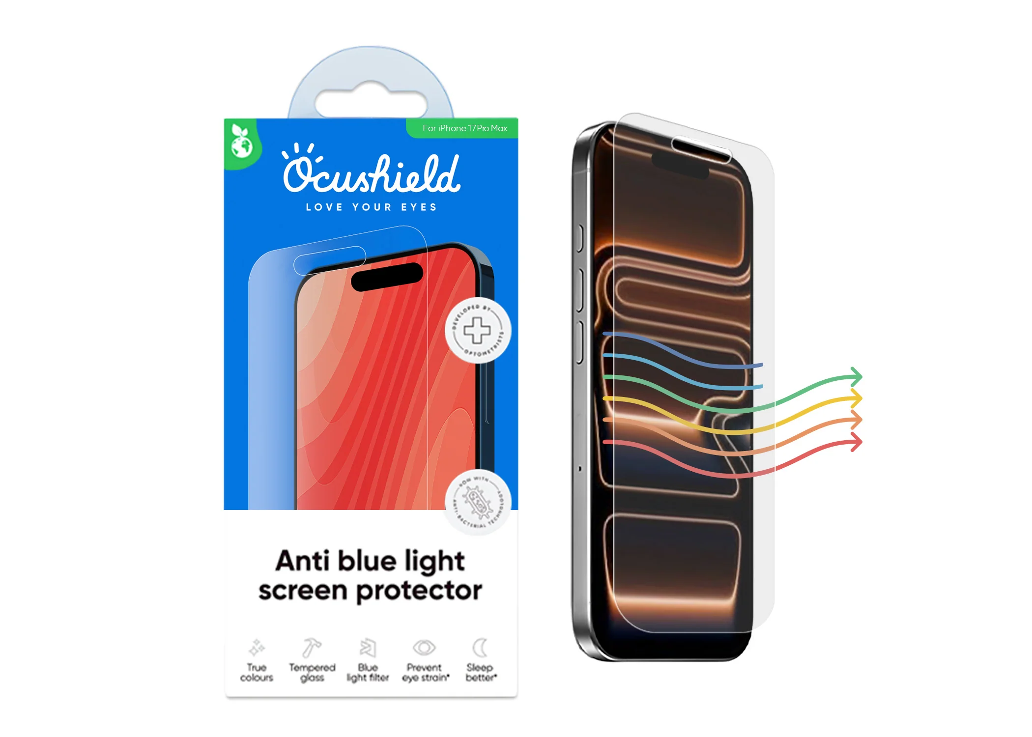 Anti blue light screen protector for iPhone - Image 45