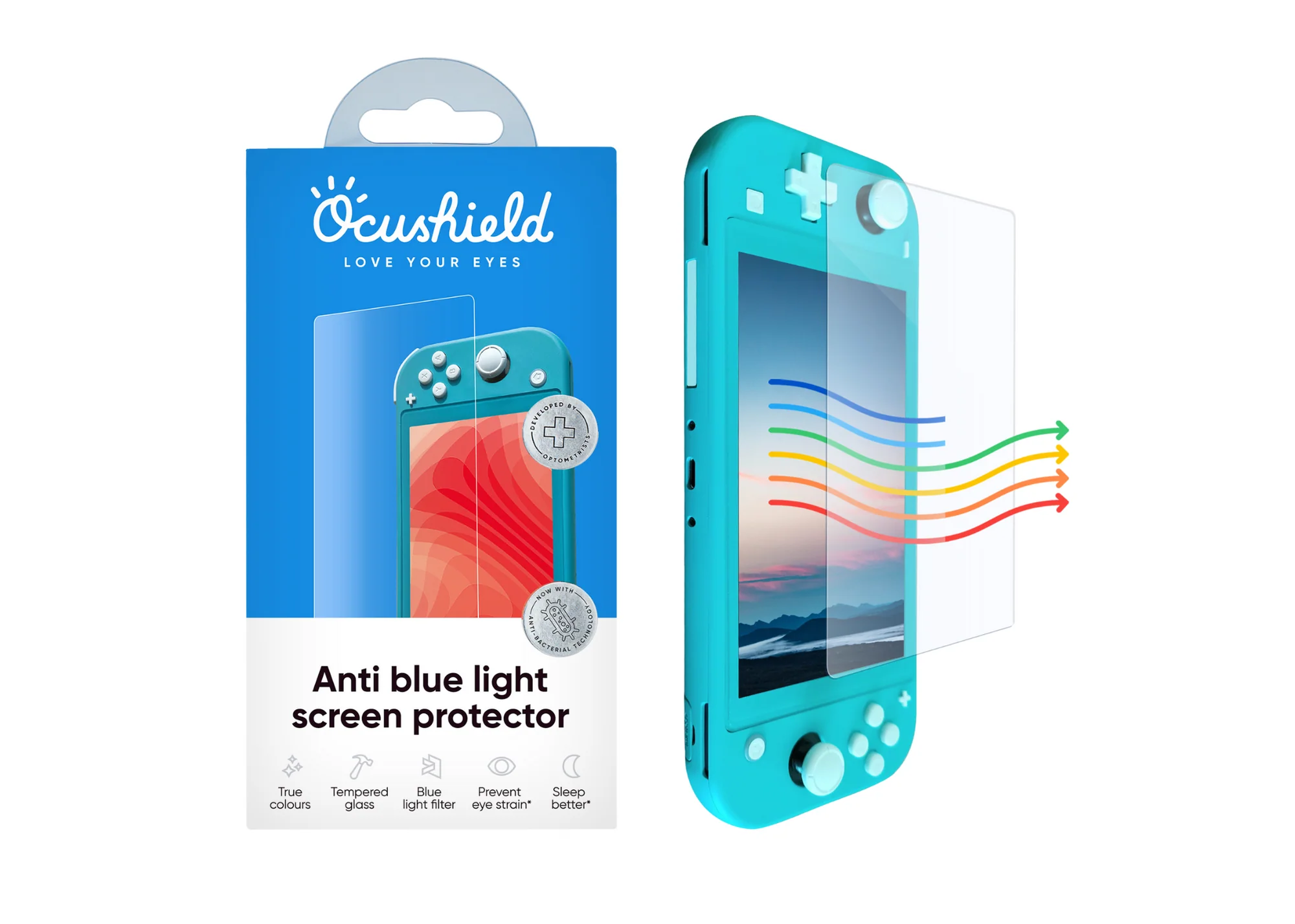 Anti blue light screen protector for Nintendo Switch - Image 5