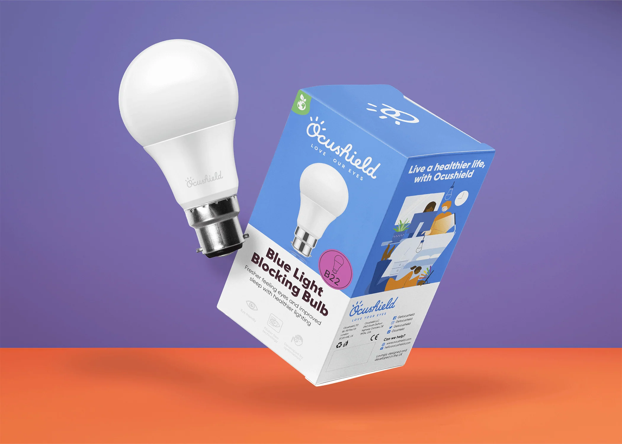 NEW - Blue Light Blocking Light Bulb - Ocubulb - Image 4