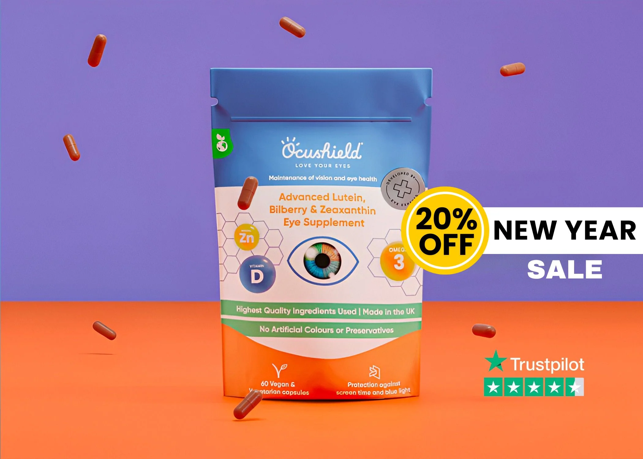 NEW - Ocushield’s Advance 360 Eye Supplement - Image 18