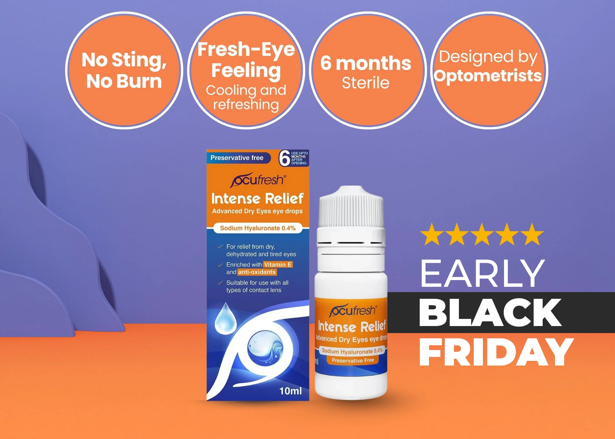 Ocufresh Intensive Eye Drops – Relief for Dry, Irritated & Tired Eyes (10ml) - Image 13