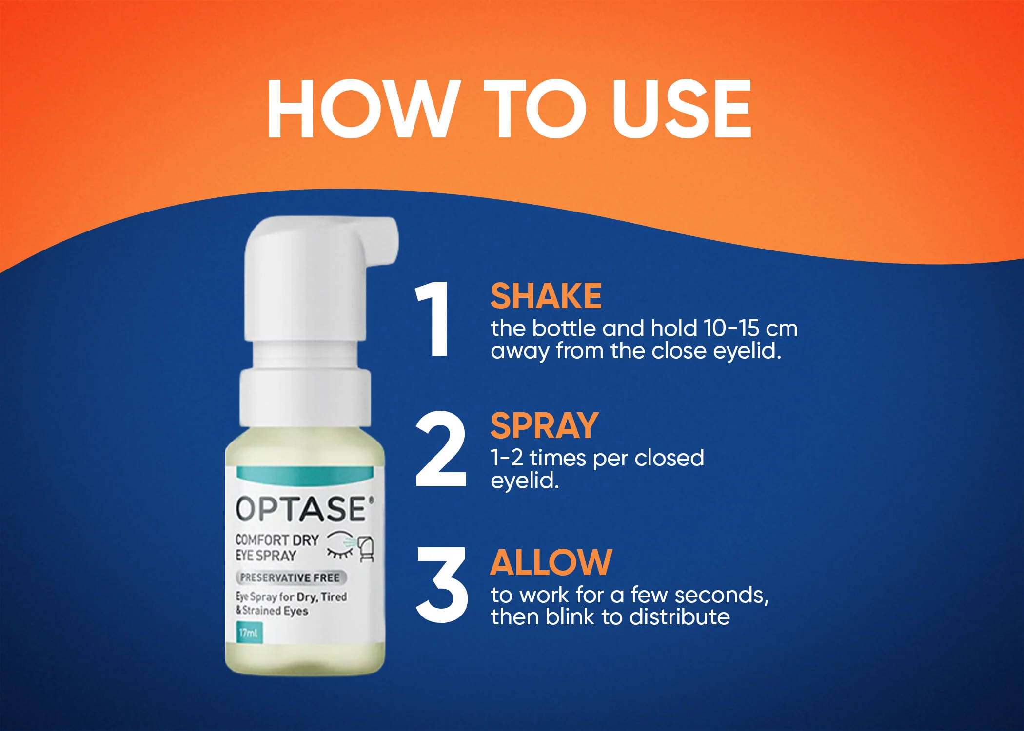 Optase Comfort Dry Eye Spray - Instant Relief for Dry, Tired, Irritated Eyes - 300 Sprays (17ml) - Image 6