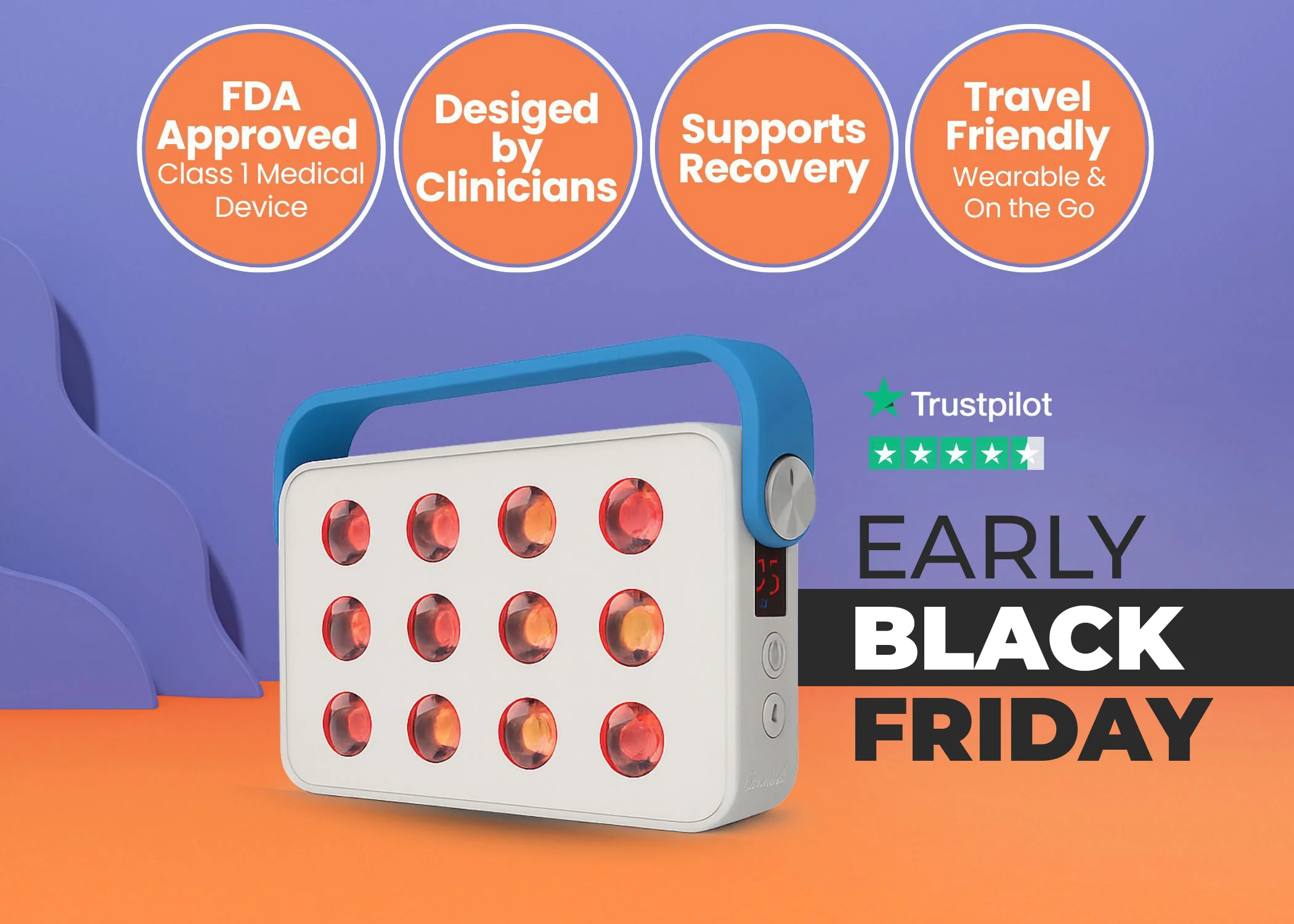 Ocuglow Portable Red & Infrared Light Therapy Panel by Ocushield – For Brighter Skin, Better Sleep and Recovery - Image 10