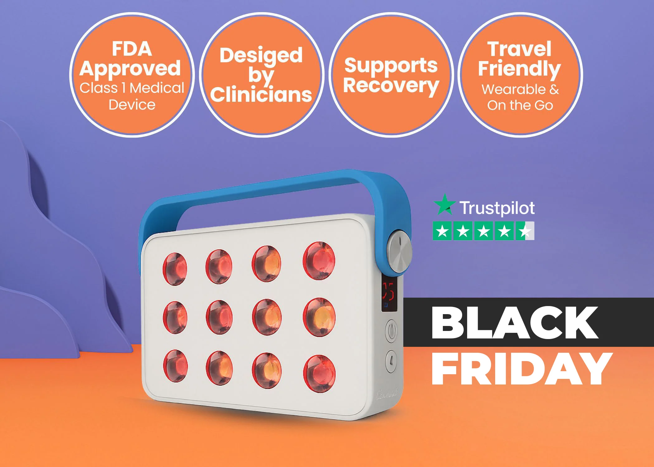 Ocuglow Portable Red & Infrared Light Therapy Panel by Ocushield – For Brighter Skin, Better Sleep and Recovery - Image 11